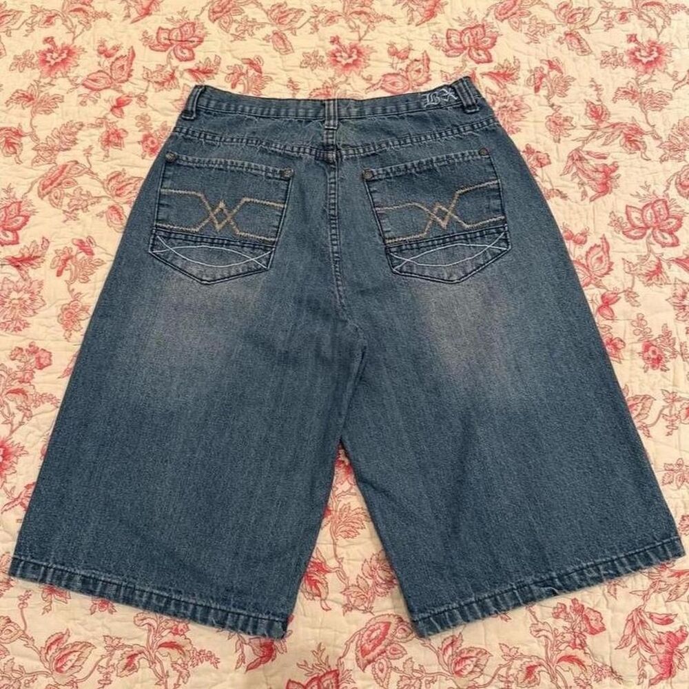 Jnco Men's Blue and Navy Shorts